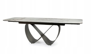 STÓŁ INFINITY CERAMIC AMBER BIANCO/BRĄZ160(240)X95