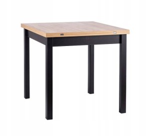 STÓŁ FLIP DĄB ARTISAN / CZARNY 80(160)X80