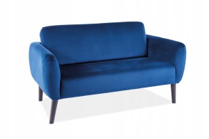 SOFA ELSA VELVET GRANATOWY BLUVEL 86 / WENGE