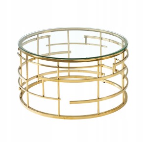 ŁAWA LIVIA TRANSPARENTNY/ZŁOTY FI 80